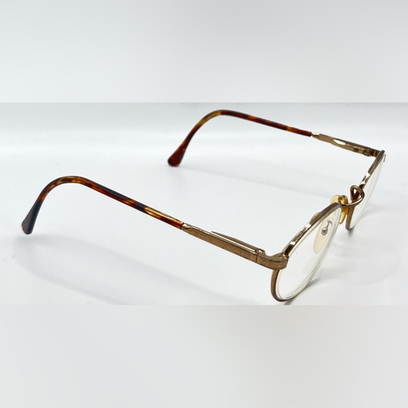 Vintage Fratelli Lozza Tortoise Gold Sunglasses Frames Only - Picture 1 of 8